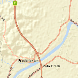 Frederickton Street Map