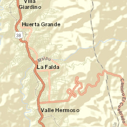 La Falda Street Map