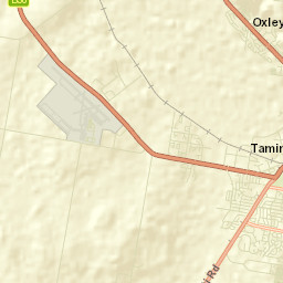 Hillvue Street Map