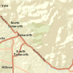 West Tamworth Street Map