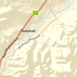 Kootingal Street Map