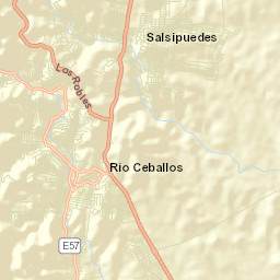 Río Ceballos Street Map