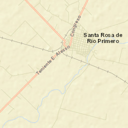 Santa Rosa de Río Primero Street Map