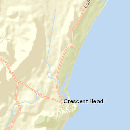 Crescent Head Street Map