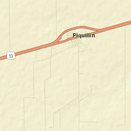 Piquillín Street Map