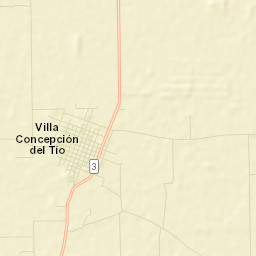 Villa Concepción del Tío Street Map