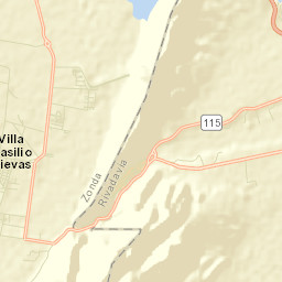 Departamento de Rivadavia Street Map