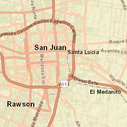 Departamento de Capital Street Map