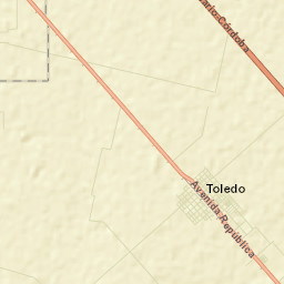 Toledo Street Map