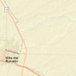 Villa del Rosario Street Map