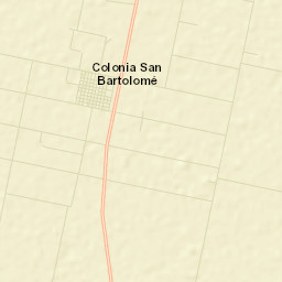 Colonia San Bartolomé Street Map