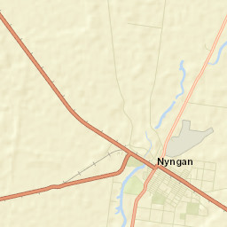 Nyngan Street Map