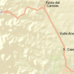 Alta Gracia Street Map