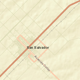 San Salvador Street Map