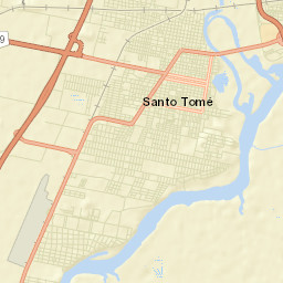 Santo Tomé Street Map