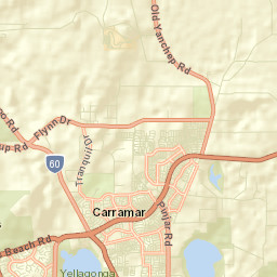 Banksia Grove Street Map