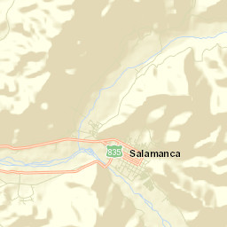 Salamanca Street Map