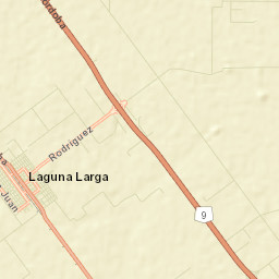 Laguna Larga Street Map
