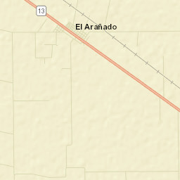 El Arañado Street Map