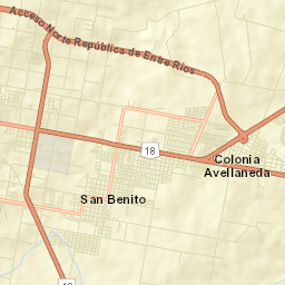 San Benito Street Map