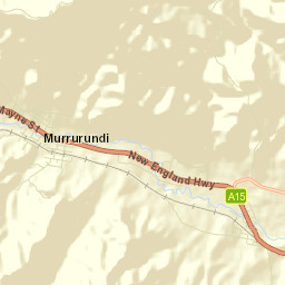 Murrurundi Street Map
