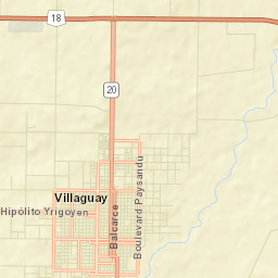 Villaguay Street Map