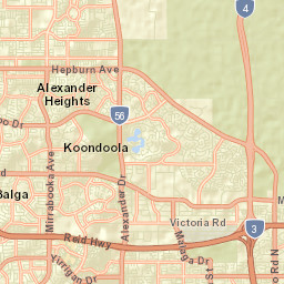 Koondoola Street Map