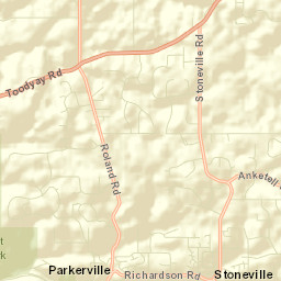 Parkerville Street Map