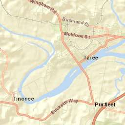 Taree Street Map