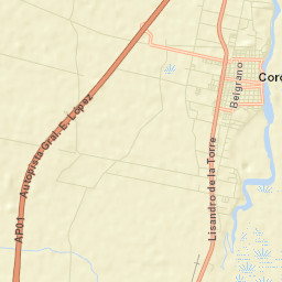 Coronda Street Map