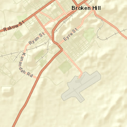 Broken Hill Street Map