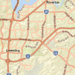 Canning Street Map