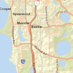 Yangebup Street Map
