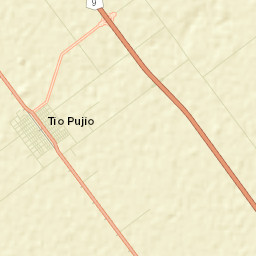 Tío Pujio Street Map