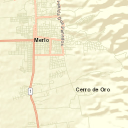 Merlo Street Map