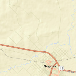 Nogoyá Street Map