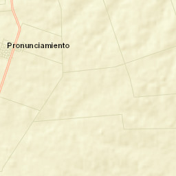 Pronunciamiento Street Map