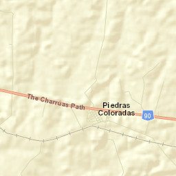 Piedras Coloradas Street Map