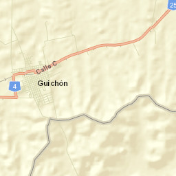 Guichón Street Map
