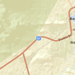 Beaufort West Street Map