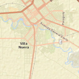 Villa María Street Map