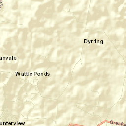 Wattle Ponds Street Map