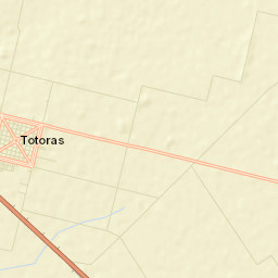 Totoras Street Map