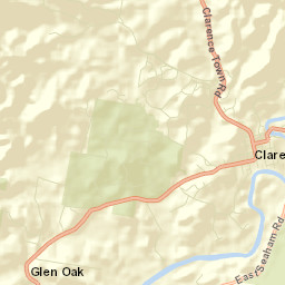 Clarence Town Street Map