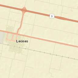 Leones Street Map