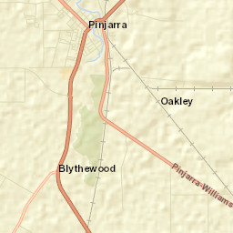 Pinjarra Street Map