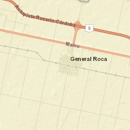 General Roca Street Map