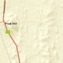 Peak Hill Street Map