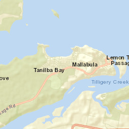 Tanilba Bay Street Map