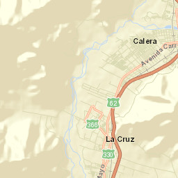 La Cruz Street Map